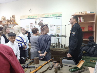 02.12.2022 состоялось торжественное открытие экспозиции «Героям посвящается». 