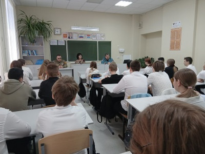 Урок мужества с участником СВО.