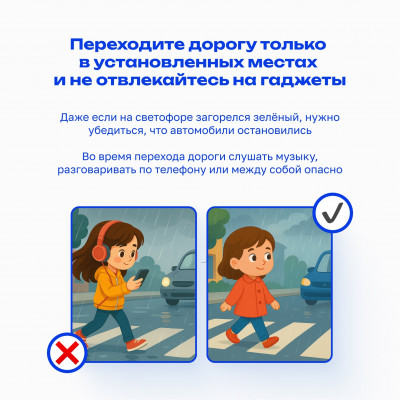Помним о безопасности на дороге!