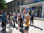 В пришкольном лагере «Солнышко» состоялось празднование Дня России.